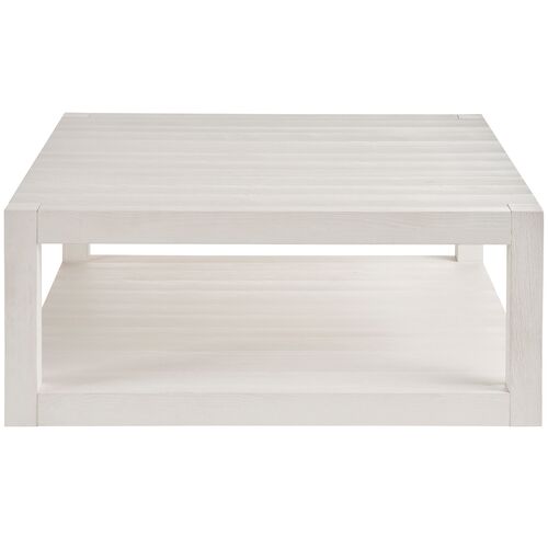 Coastal Living Marino Square Cocktail Table, White Sand 2 Coastal Living Marino Square Cocktail Table, White Sand