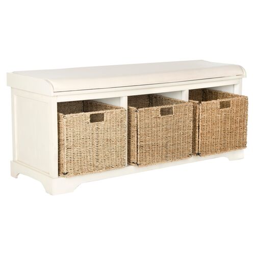 Loren 47"W Storage Bench 2 Loren 47"W Storage Bench