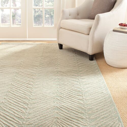 Feather Leaves Rug 2 Feather Leaves Rug