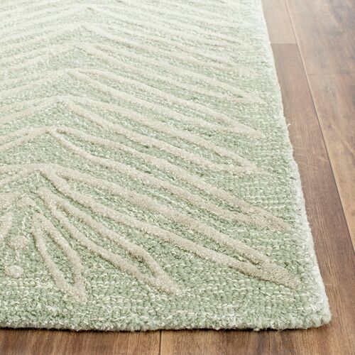Feather Leaves Rug 3 Feather Leaves Rug