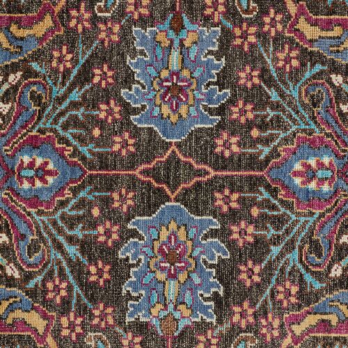 Kim Floral Hand-Knotted Rug, Multi 6 Kim Floral Hand-Knotted Rug, Multi