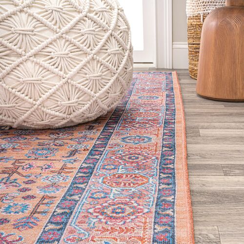 Cam Machine-Washable Rug, Multi 4 Cam Machine-Washable Rug, Multi