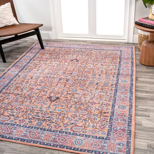 Cam Machine-Washable Rug, Multi 8 Cam Machine-Washable Rug, Multi