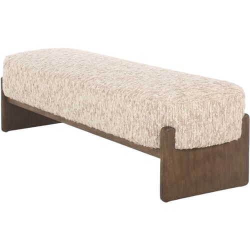 Marshall Wool Accent Bench, Solema Cream 3 Marshall Wool Accent Bench, Solema Cream