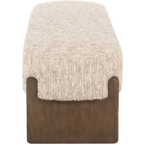 Marshall Wool Accent Bench, Solema Cream 5 Marshall Wool Accent Bench, Solema Cream