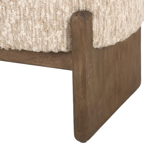 Marshall Wool Accent Bench, Solema Cream 7 Marshall Wool Accent Bench, Solema Cream