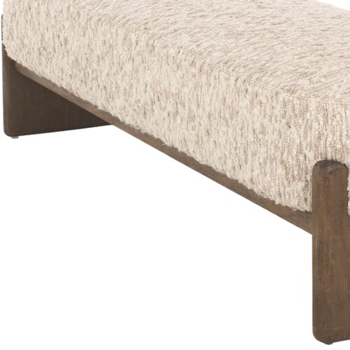 Marshall Wool Accent Bench, Solema Cream 8 Marshall Wool Accent Bench, Solema Cream