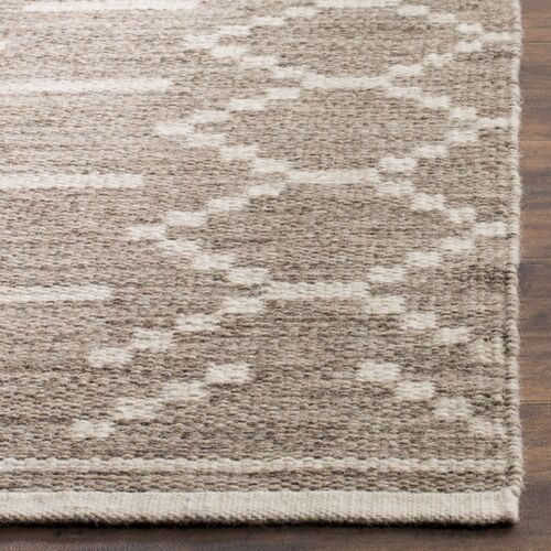 Dover Hand Woven Rug, Grey/Ivory 3 Dover Hand Woven Rug, Grey/Ivory