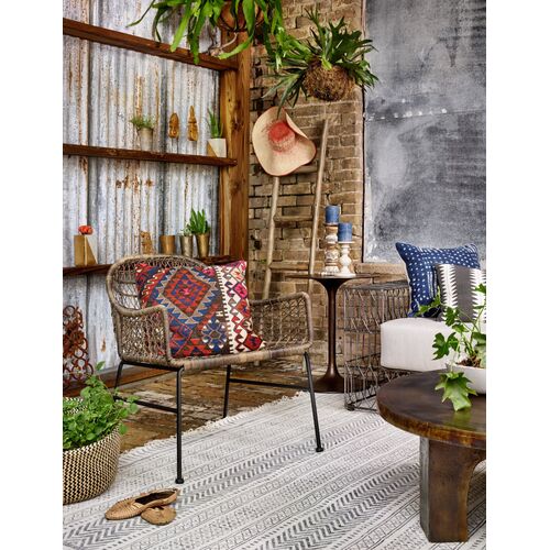 Jaxon Indoor/Outdoor Coffee Table, Antique Rust 7 Jaxon Indoor/Outdoor Coffee Table, Antique Rust