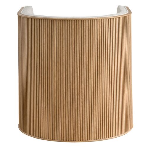 Veridian Fluted Barrel Swivel Chair 3 Veridian Fluted Barrel Swivel Chair