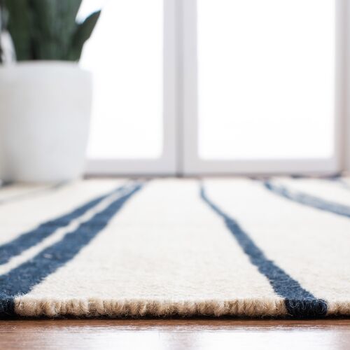 Brett Stripe Rug, Cinder, 4'x6' 3 Brett Stripe Rug, Cinder, 4'x6'
