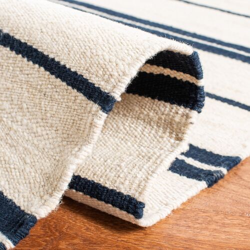 Brett Stripe Rug, Cinder, 4'x6' 4 Brett Stripe Rug, Cinder, 4'x6'