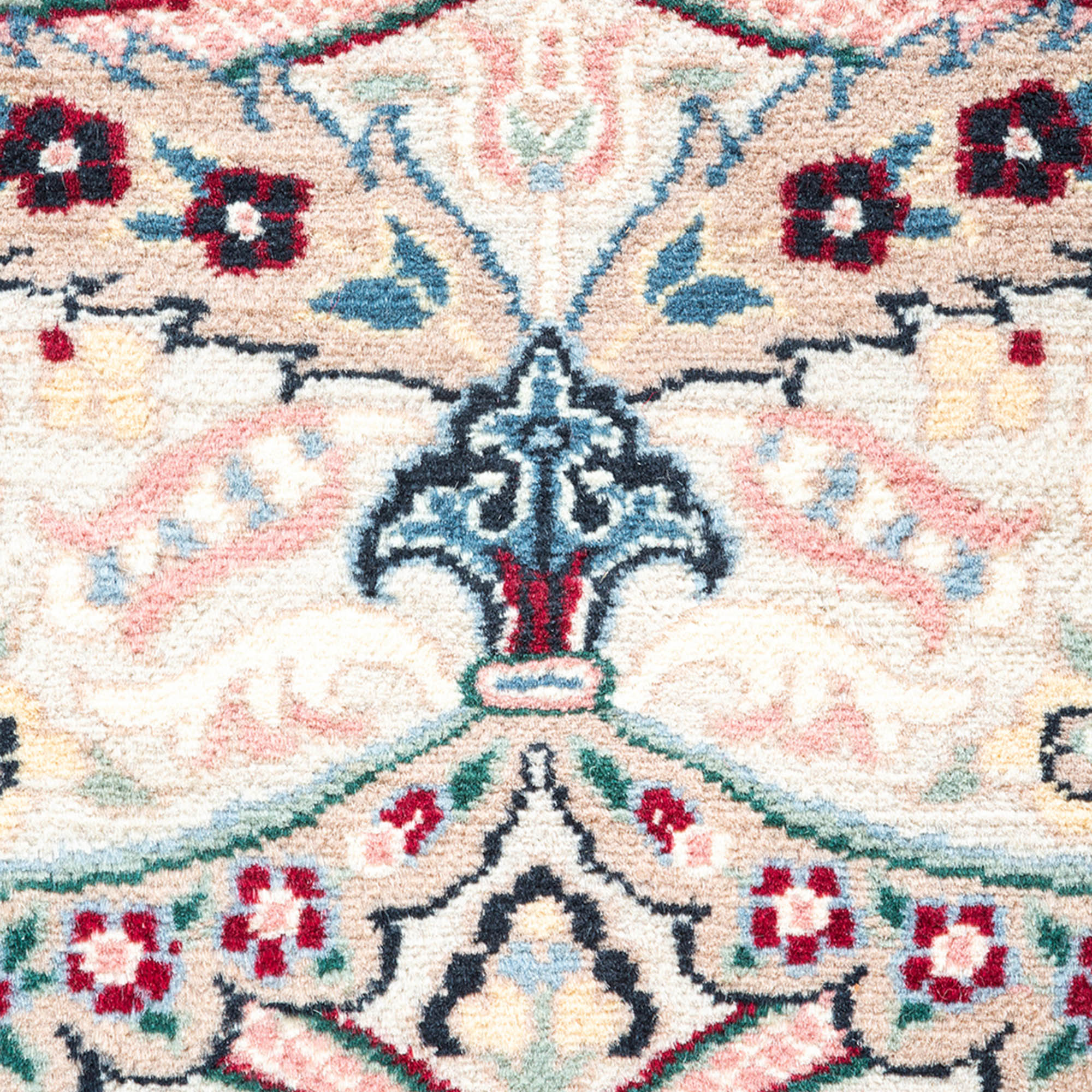 One-of-a-Kind Hand-Knotted Ivory Runner, 2'7" x 10'4" 4 One-of-a-Kind Hand-Knotted Ivory Runner, 2'7" x 10'4"