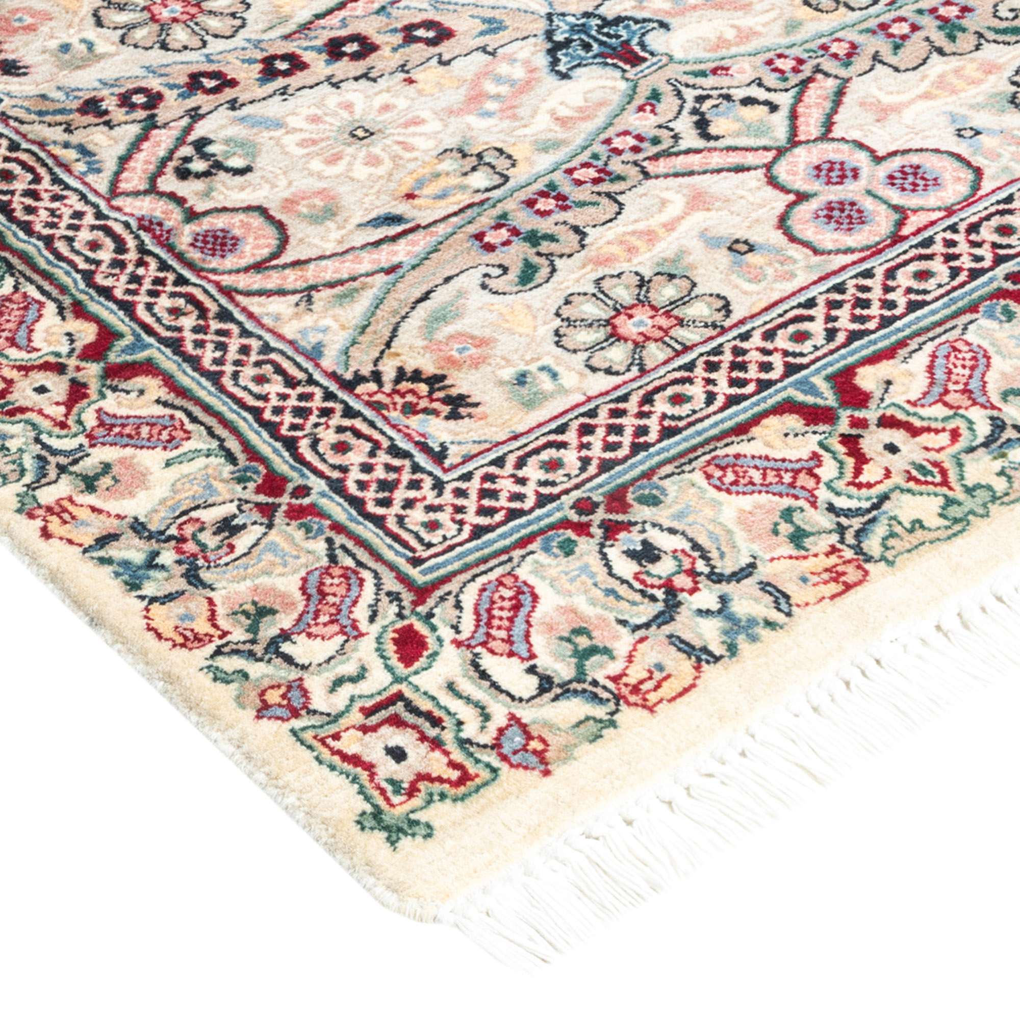 One-of-a-Kind Hand-Knotted Ivory Runner, 2'7" x 10'4" 7 One-of-a-Kind Hand-Knotted Ivory Runner, 2'7" x 10'4"