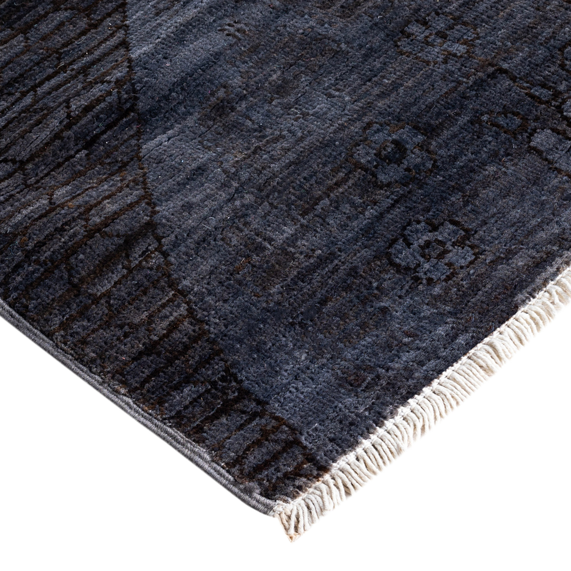 One-of-a-Kind Hand-Knotted Gray Rug, 5'10" x 8'9" 2 One-of-a-Kind Hand-Knotted Gray Rug, 5'10" x 8'9"