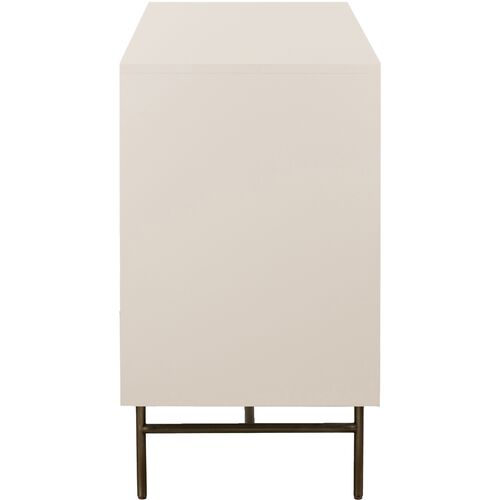 Amora 6-Drawer Dresser, Cane/Alabaster 4 Amora 6-Drawer Dresser, Cane/Alabaster