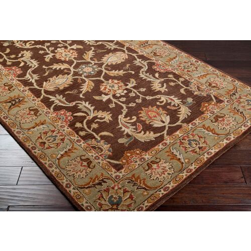 2'x3' Catalpa Rug, Brown 2 2'x3' Catalpa Rug, Brown