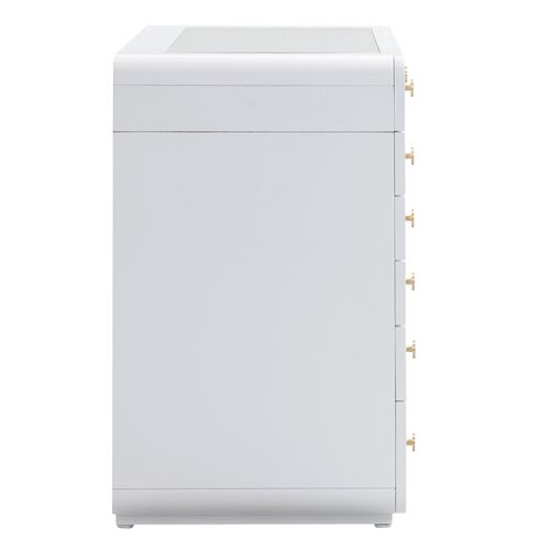 Mason Vanity Desk, White 5 Mason Vanity Desk, White