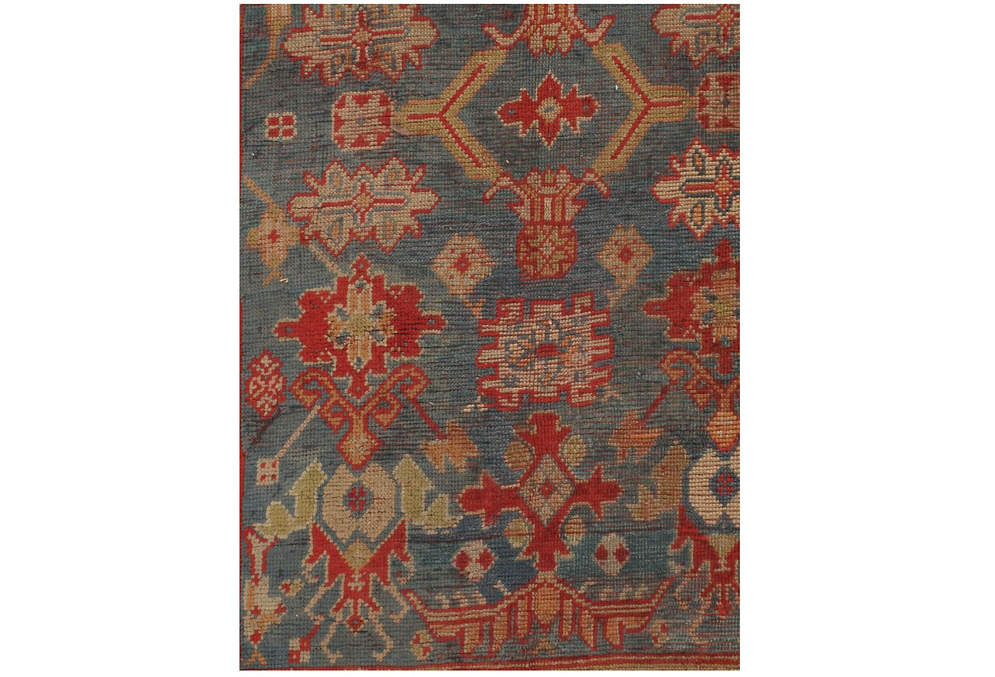 Turkish Oushak Rug, 6' X 9' 5 Turkish Oushak Rug, 6' X 9'