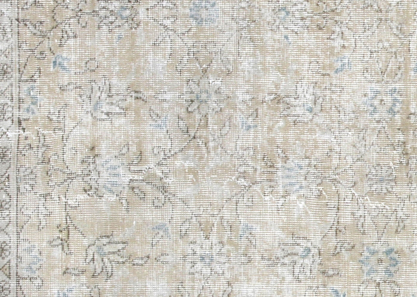 1960s Turkish Oushak Rug, 7'8" x 11' 2 1960s Turkish Oushak Rug, 7'8" x 11'