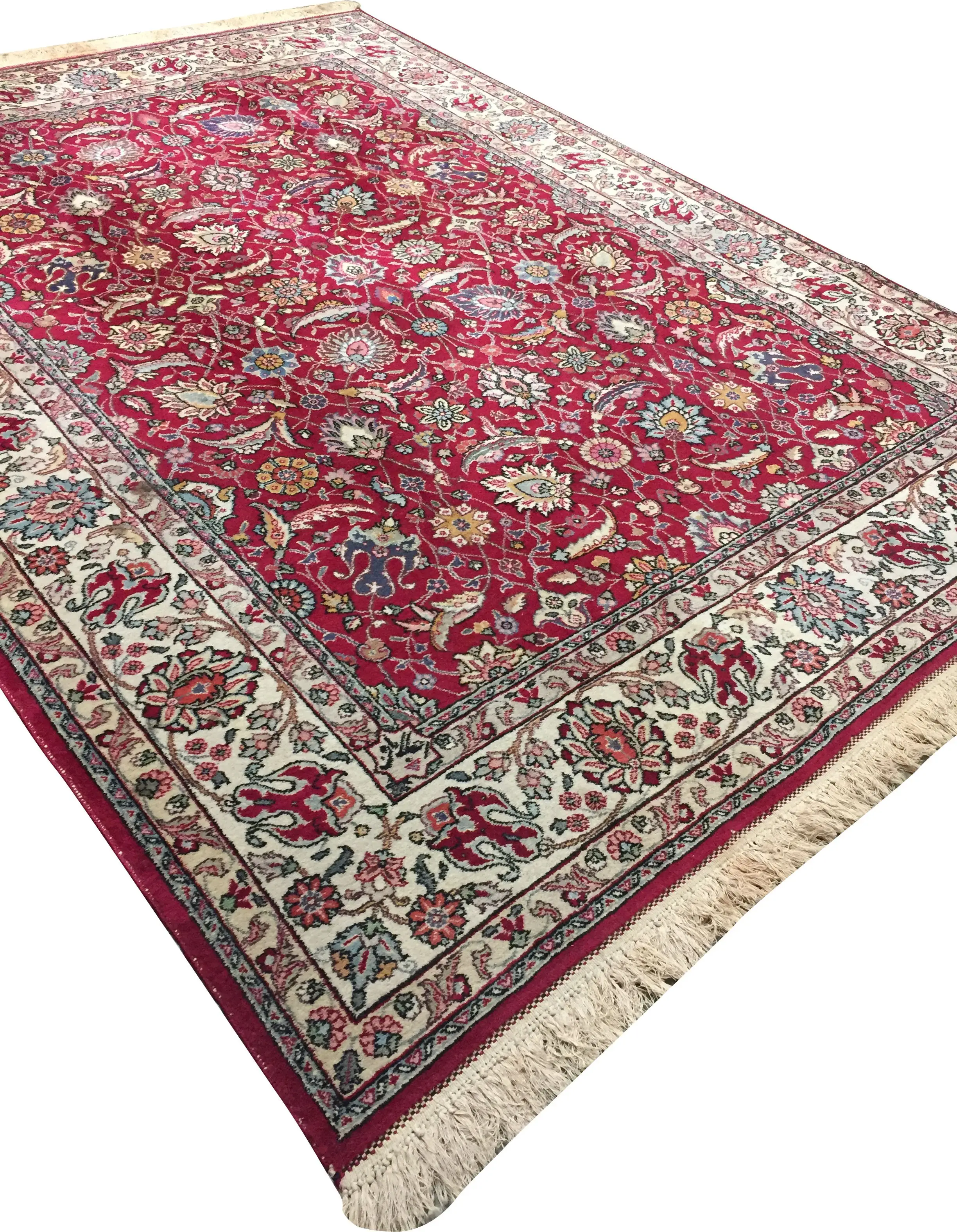 Tabriz Hand Woven Rug 7'1" X 9'10" 6 Tabriz Hand Woven Rug 7'1" X 9'10"