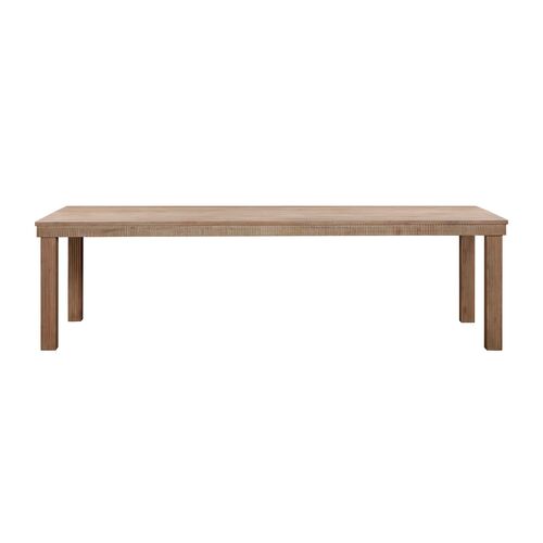 Declan Rectangular Outdoor Dining Table, Natural Eucalyptus 3 Declan Rectangular Outdoor Dining Table, Natural Eucalyptus