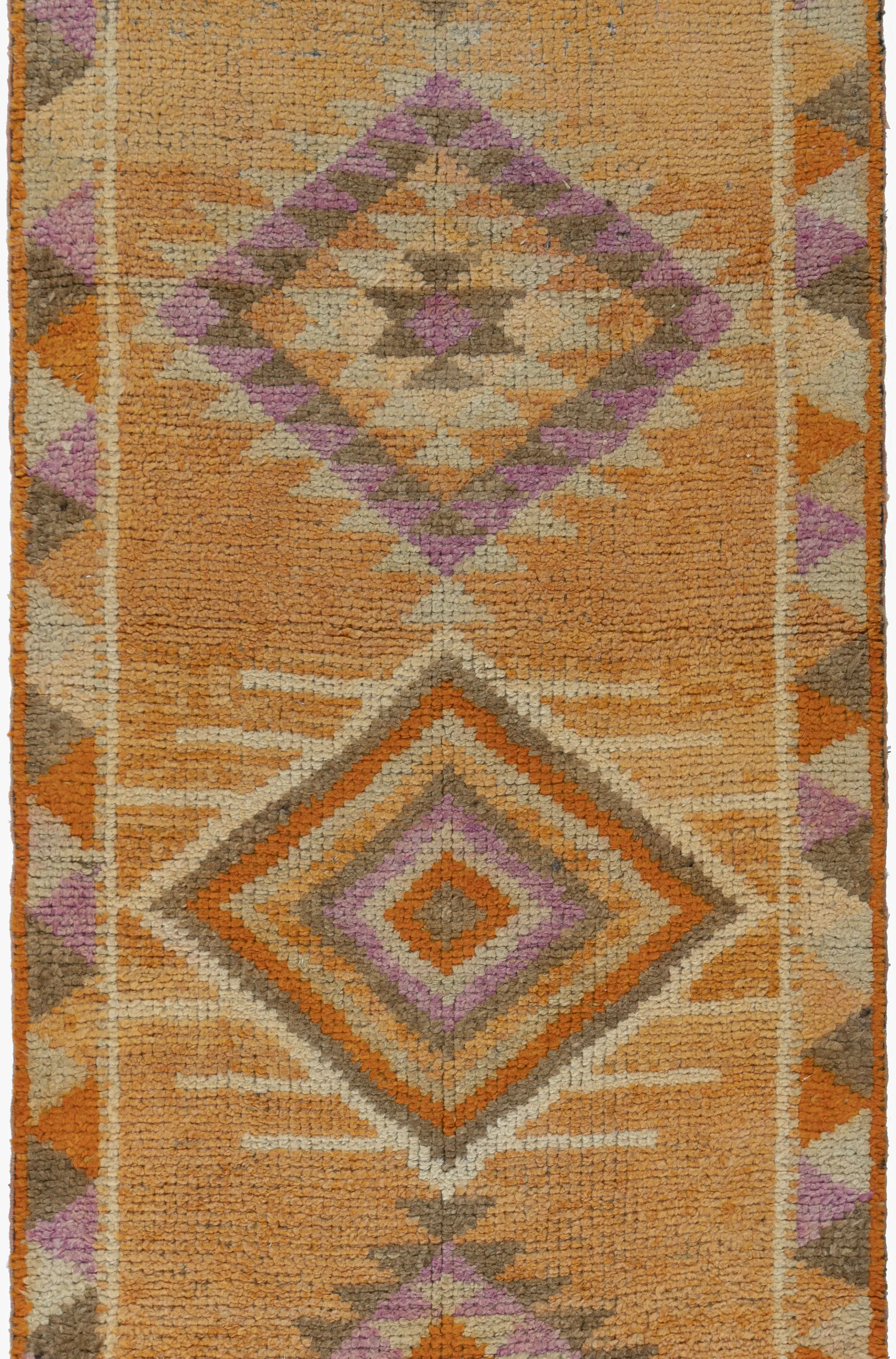 Turkish Oushak Runner 2'8"x11'7" 2 Turkish Oushak Runner 2'8"x11'7"