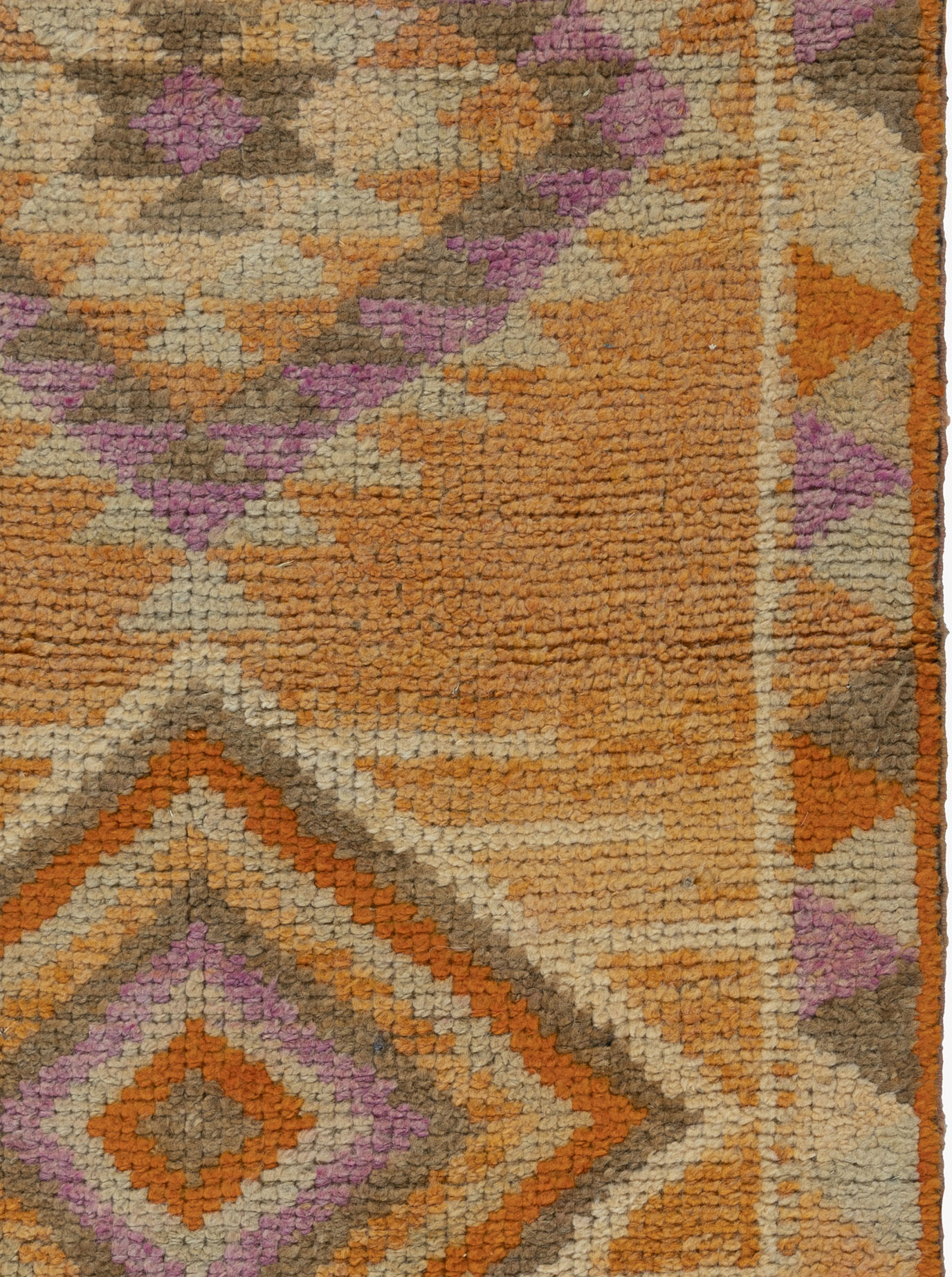 Turkish Oushak Runner 2'8"x11'7" 3 Turkish Oushak Runner 2'8"x11'7"