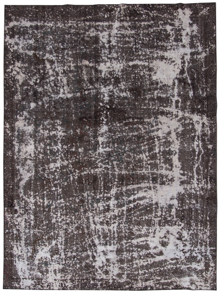 Vintage Allover Gray and Brown Wool Rug 1 Vintage Allover Gray and Brown Wool Rug