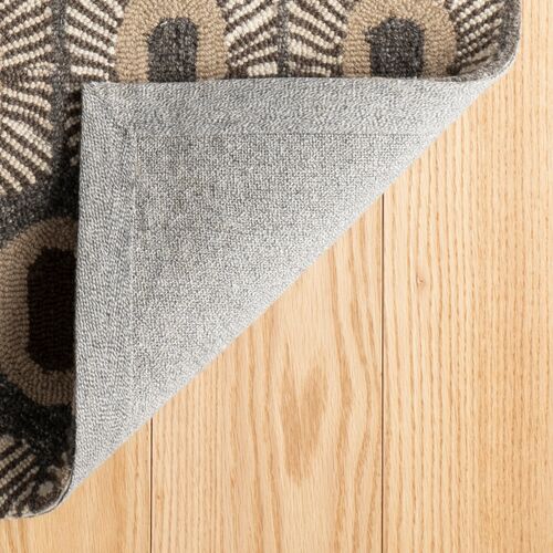Stowe Hand Hooked Wool Rug, Blue 2 Stowe Hand Hooked Wool Rug, Blue