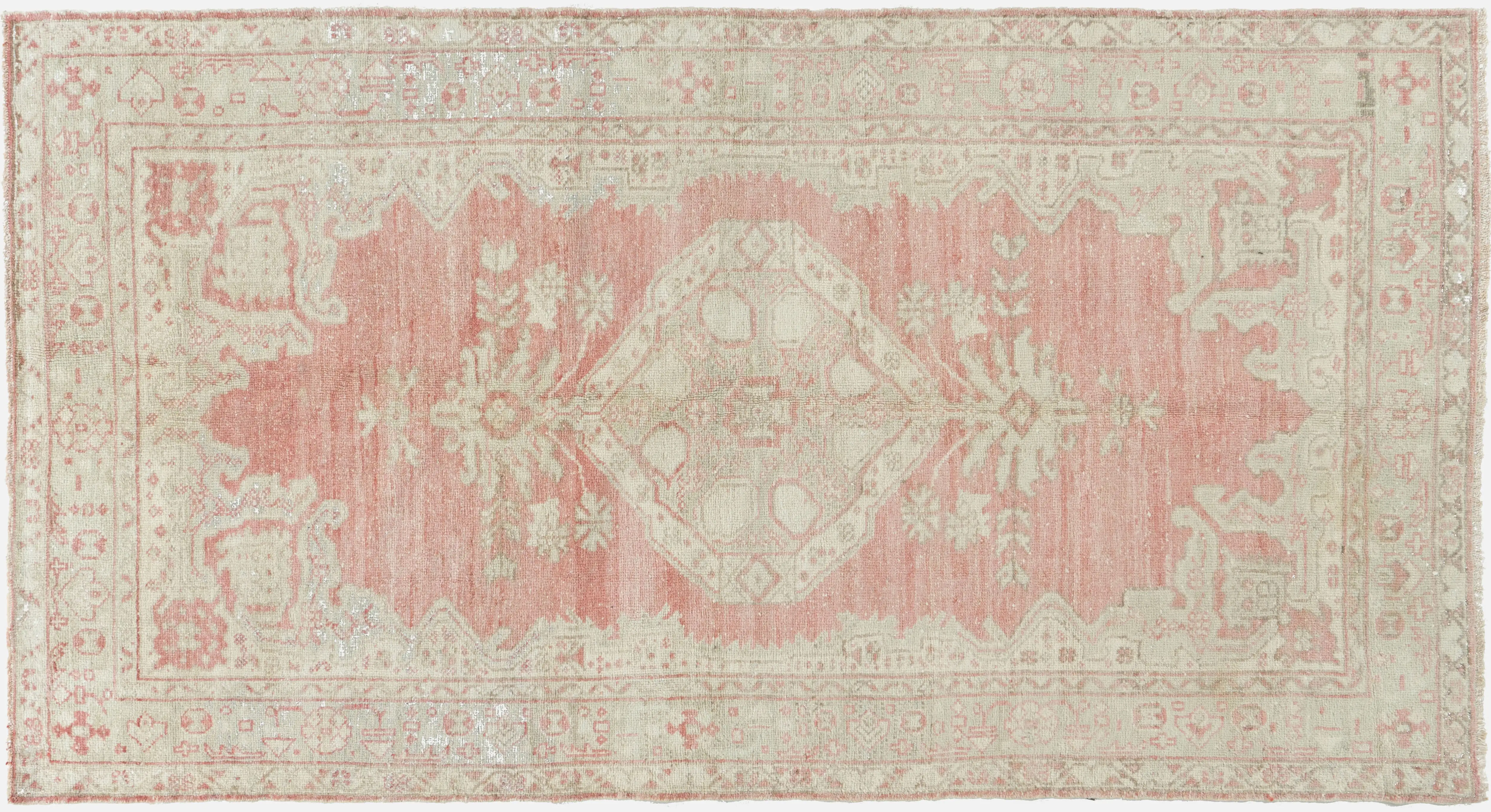 Turkish Oushak Rug 4'1 X 7'4 1 Turkish Oushak Rug 4'1 X 7'4