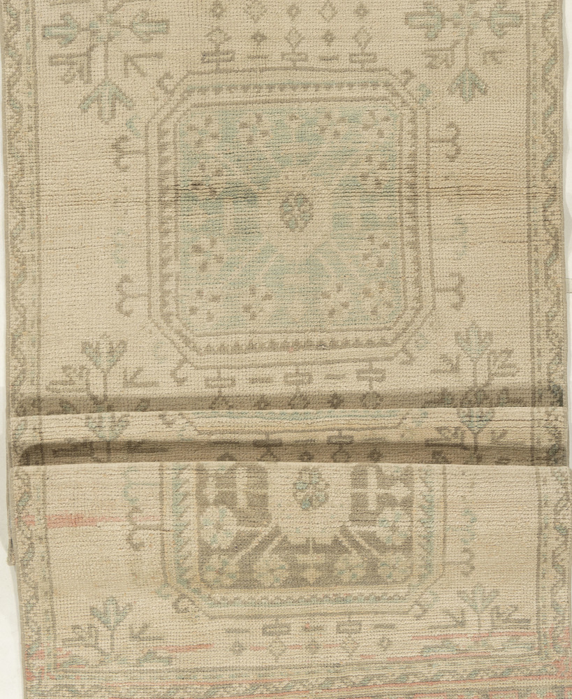 Turkish Oushak Runner 3'3 X 11'4 1 Turkish Oushak Runner 3'3 X 11'4