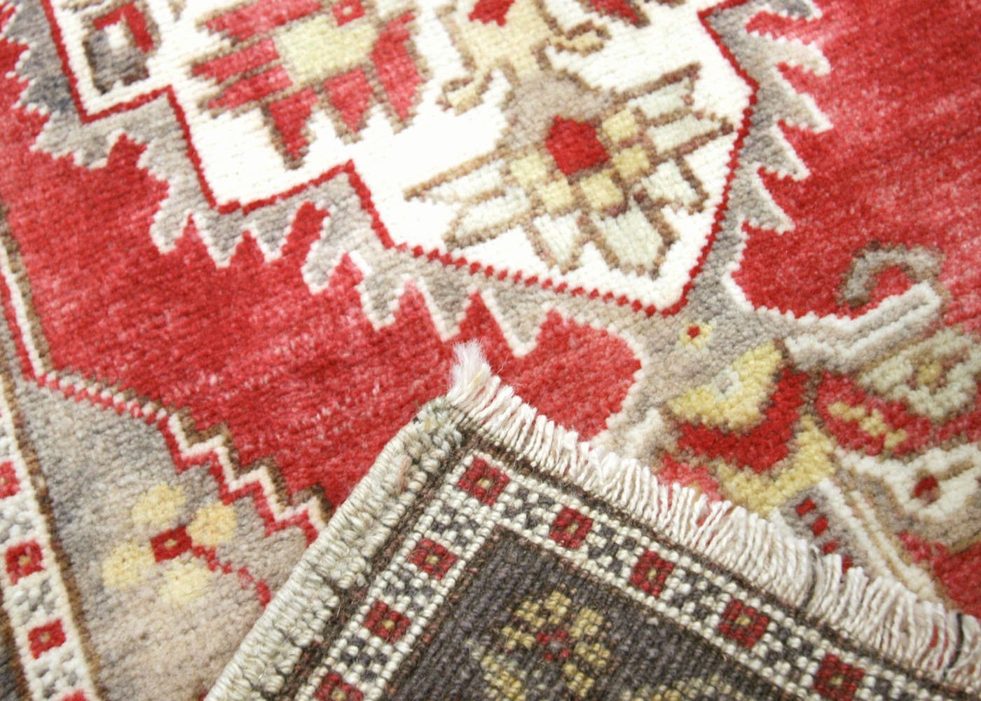 1960s Turkish Oushak Yastik, 1'11"x3'10" 4 1960s Turkish Oushak Yastik, 1'11"x3'10"