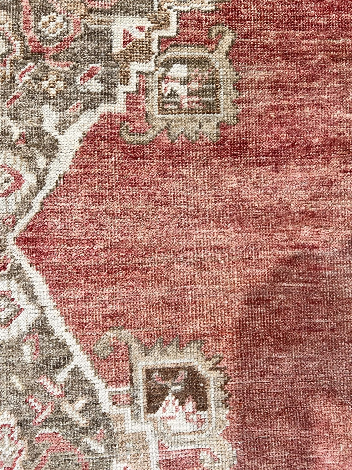 Oushak Hand Knotted Wool, 4'11 X 12'7 5 Oushak Hand Knotted Wool, 4'11 X 12'7