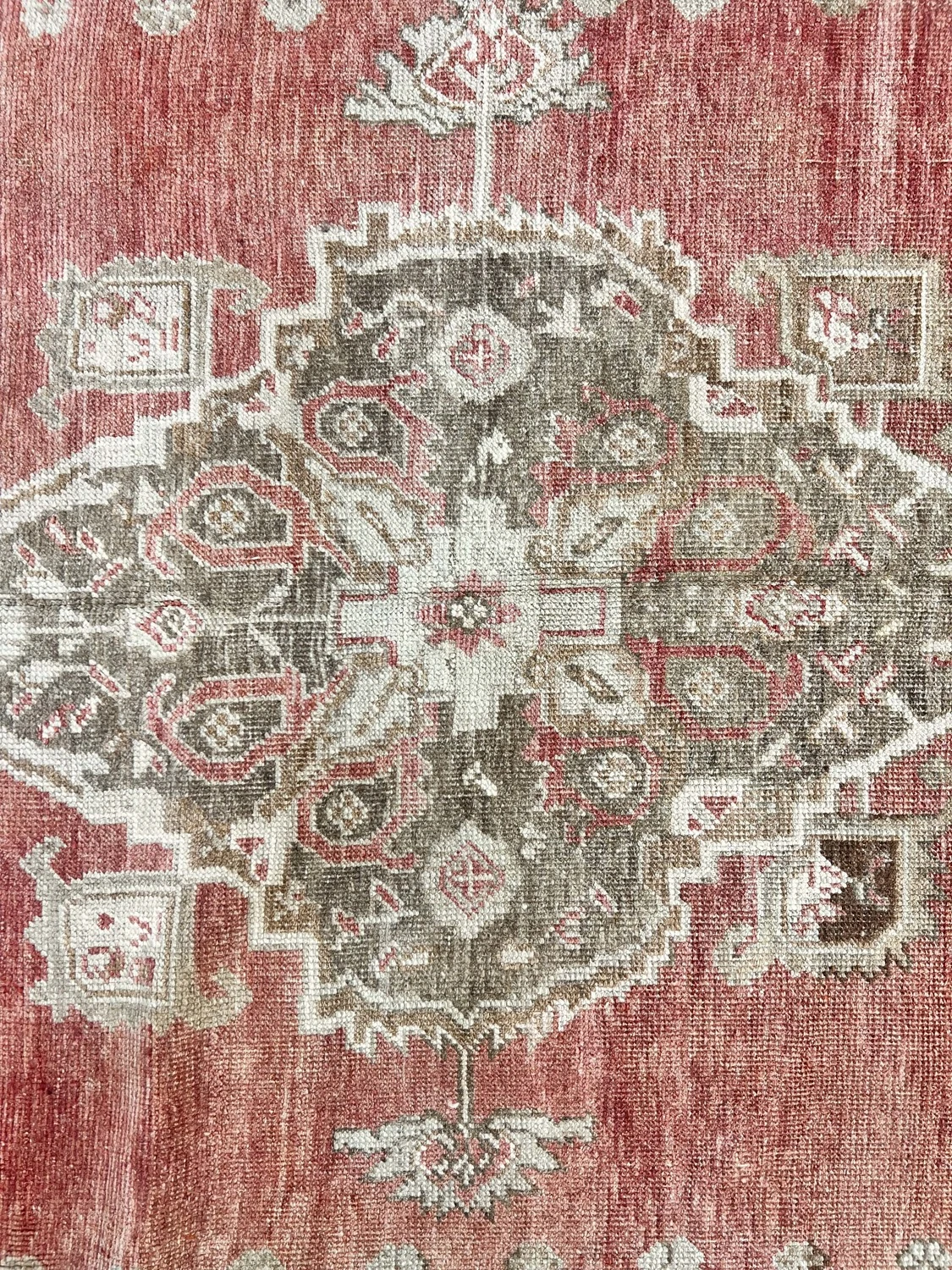 Oushak Hand Knotted Wool, 4'11 X 12'7 6 Oushak Hand Knotted Wool, 4'11 X 12'7