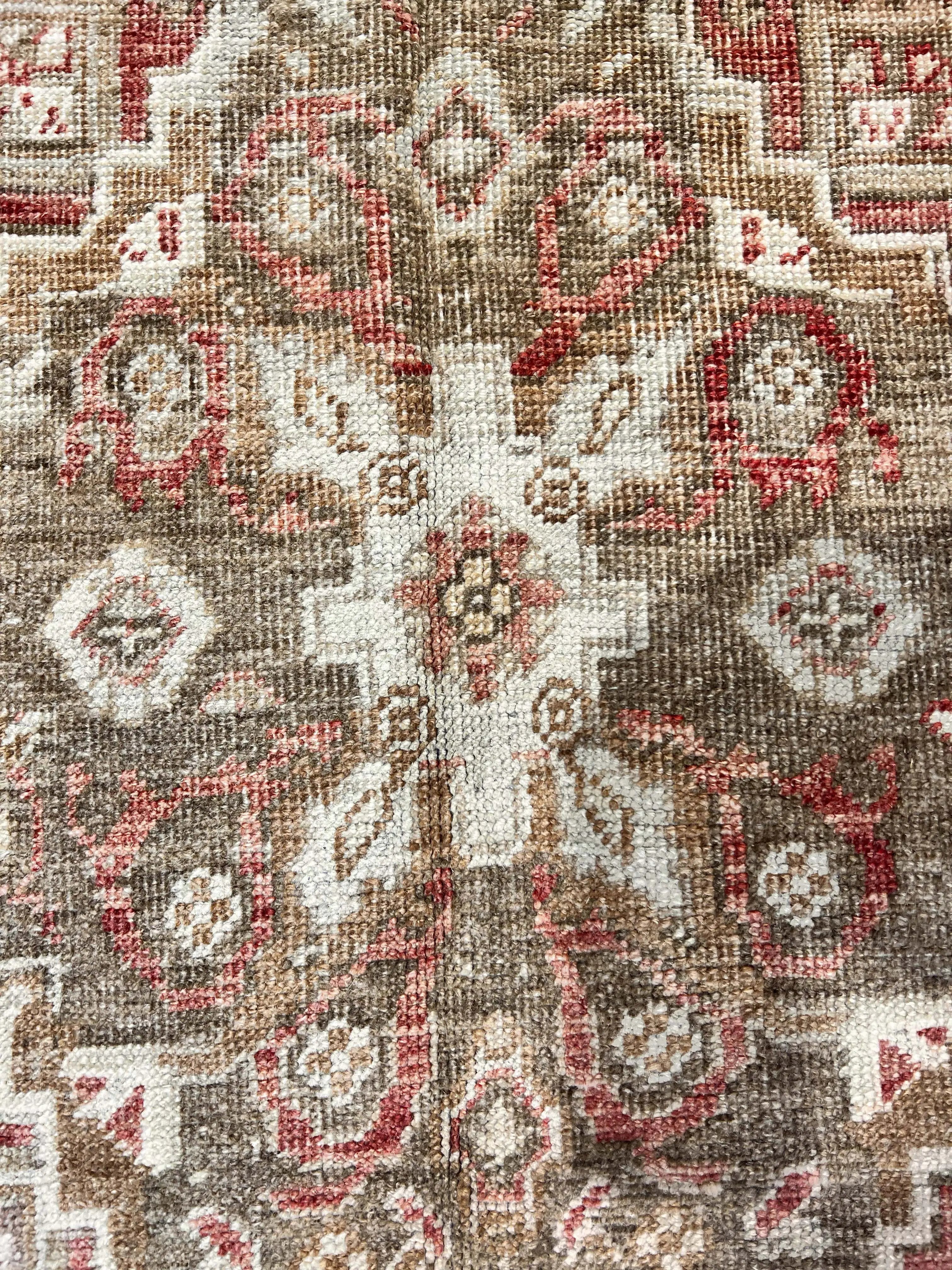 Oushak Hand Knotted Wool, 4'11 X 12'7 8 Oushak Hand Knotted Wool, 4'11 X 12'7