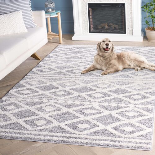 Lucia Has Shag Rug, Grey/Ivory 3 Lucia Has Shag Rug, Grey/Ivory