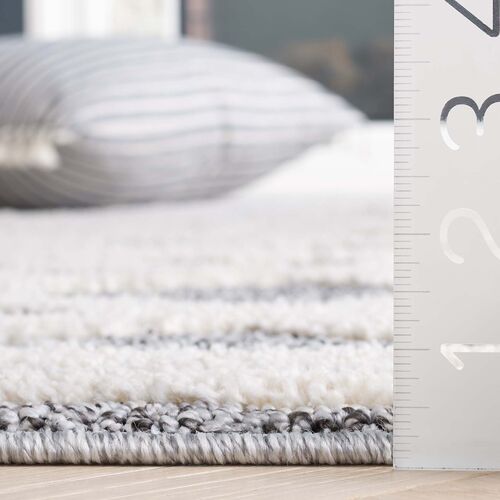 Lucia Has Shag Rug, Grey/Ivory 5 Lucia Has Shag Rug, Grey/Ivory