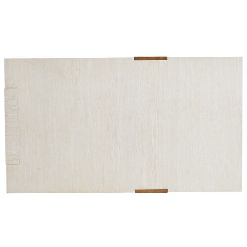 Carmel Sunridge Rectangular Cocktail Table, Winter-White 3 Carmel Sunridge Rectangular Cocktail Table, Winter-White