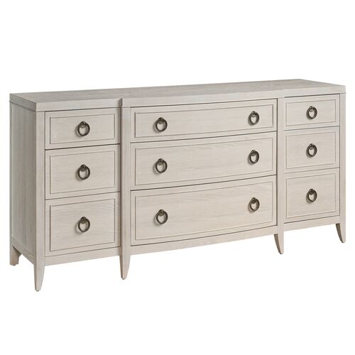 Veridian 9-Drawer Dresser, White Oak 1 Veridian 9-Drawer Dresser, White Oak