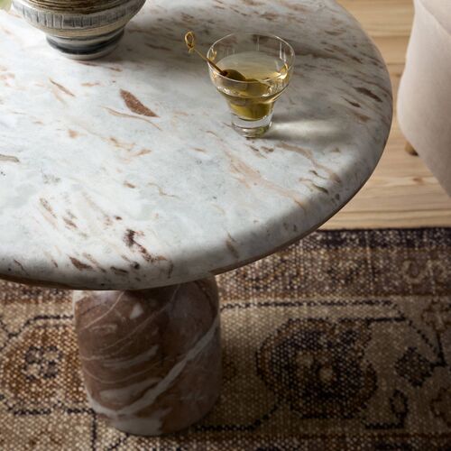 Figueroa End Table, Sawar Marble 11 Figueroa End Table, Sawar Marble