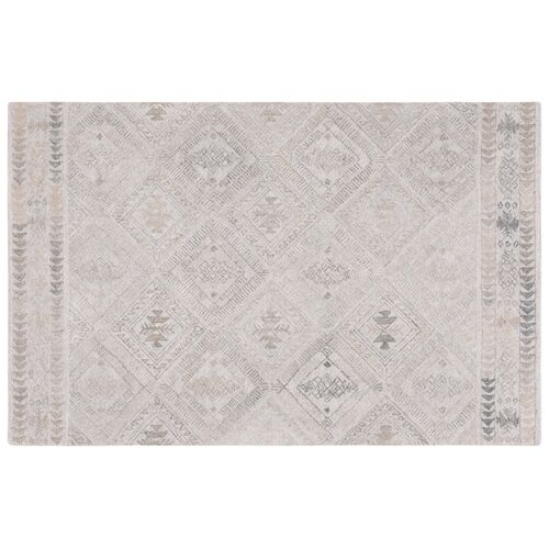 Aria Hand Tufted Rug, Grey/Beige 1 Aria Hand Tufted Rug, Grey/Beige