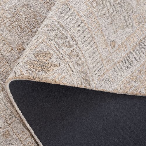 Aria Hand Tufted Rug, Grey/Beige 5 Aria Hand Tufted Rug, Grey/Beige