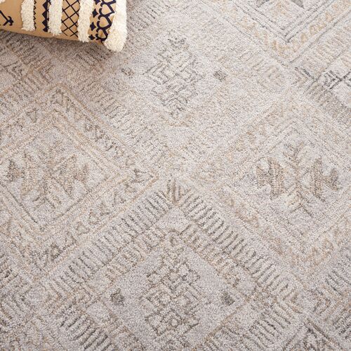 Aria Hand Tufted Rug, Grey/Beige 6 Aria Hand Tufted Rug, Grey/Beige