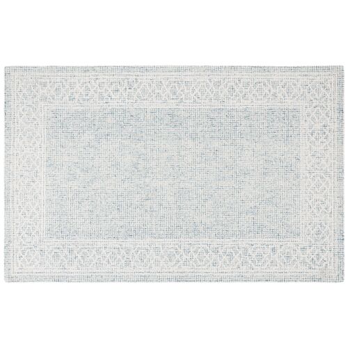 Thea Hand Tufted Rug, Blue/Ivory 1 Thea Hand Tufted Rug, Blue/Ivory