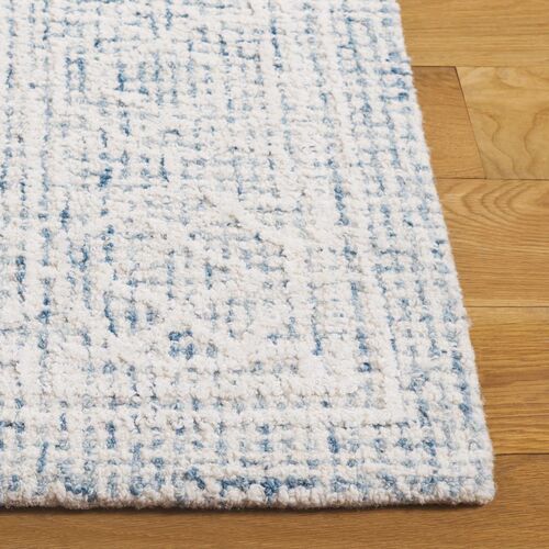 Thea Hand Tufted Rug, Blue/Ivory 3 Thea Hand Tufted Rug, Blue/Ivory