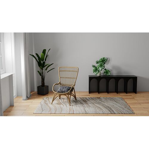 Reflections Hand Tufted Rug, Beige 3 Reflections Hand Tufted Rug, Beige