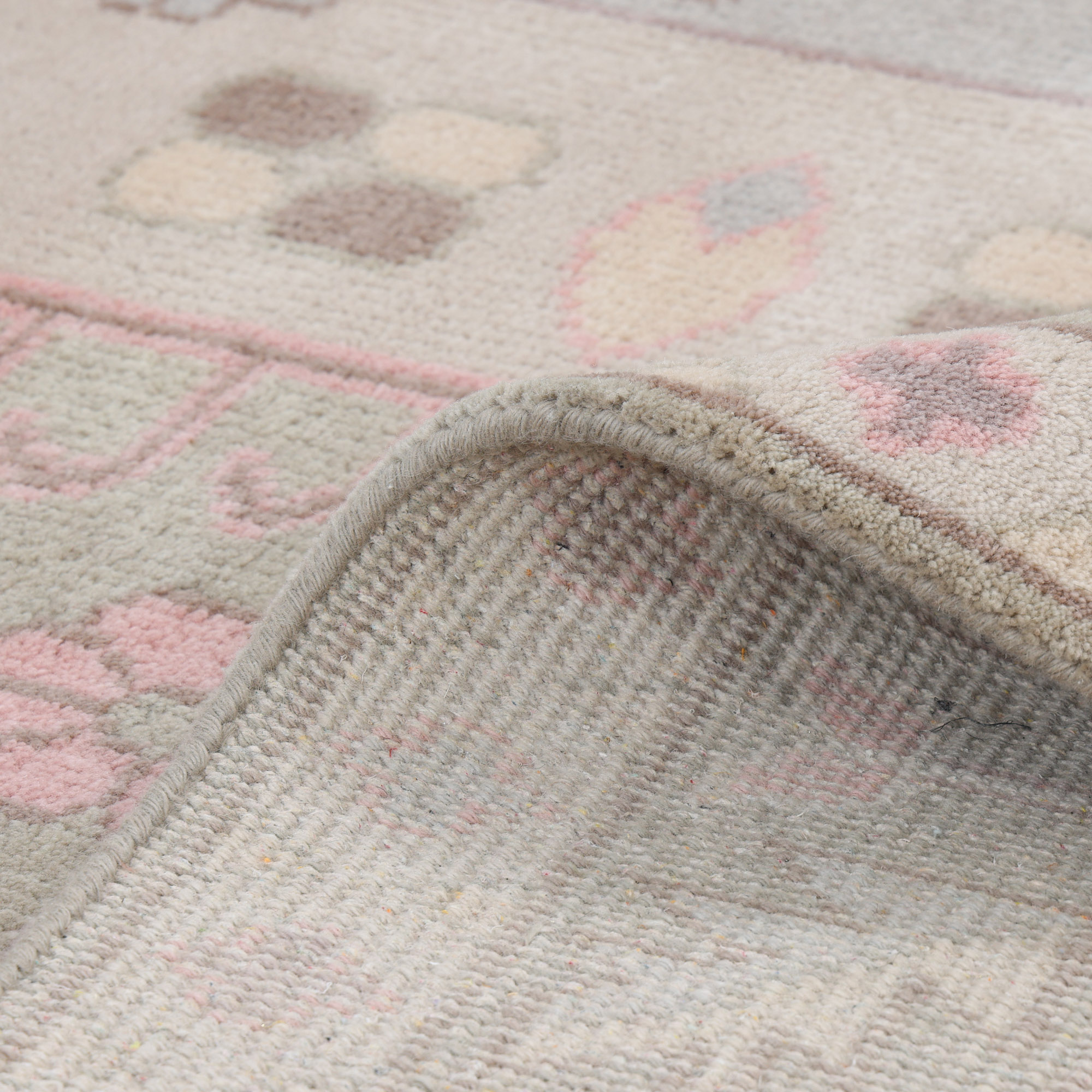 Taz Hand-Knotted Rug, Light Gray 3 Taz Hand-Knotted Rug, Light Gray