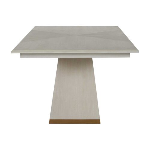 Ferris Dining Table, Cerused White/Gold 3 Ferris Dining Table, Cerused White/Gold