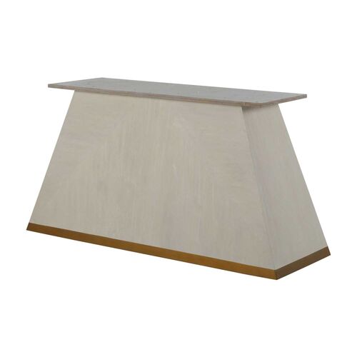 Ferris Dining Table, Cerused White/Gold 6 Ferris Dining Table, Cerused White/Gold